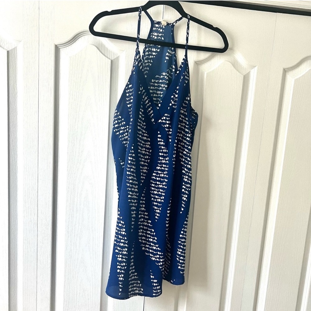 Tyche Blue and White Sundress